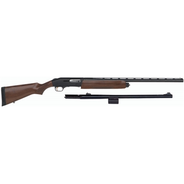 Picture of Mossberg 930 Hunting Combo Semi-Auto Shotgun 12 Ga, Rh, 24/26 In, Blue, Wood, 4+1 Rnd, Accu-Set, Ported, 3 IN