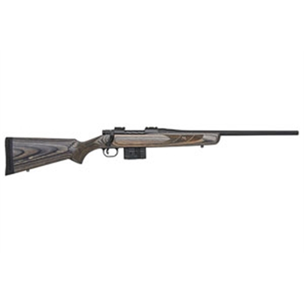 Picture of Mossberg Mvp Predator Bolt Rifle 5.56 Nato, Rh, 20 In, Blued, Wood Stock, 10+1 Rnd, Lba Adjustable Trigger