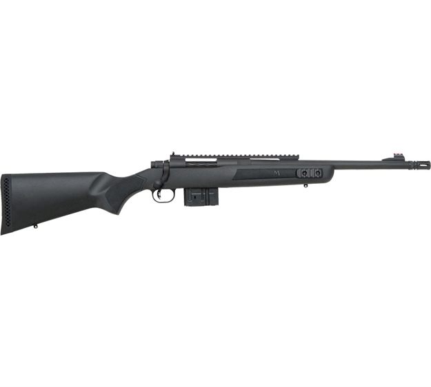 Picture of Mossberg Mvp Scout Bolt Rifle 308 Win, Rh, 16.25 In, Blued, Syn Stock, 10+1 Rnd, Lba Adjustable Trigger 27778 015813277785