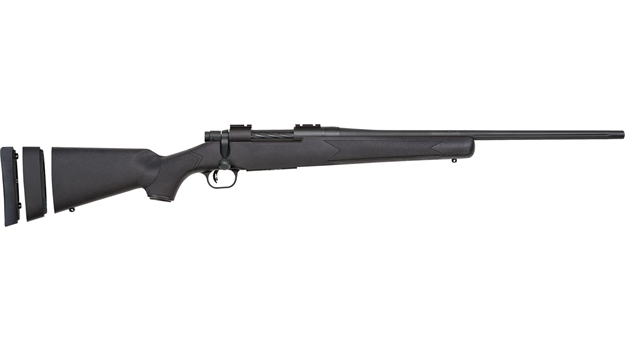 Picture of Mossberg Patriot Youth Bolt Action Rifle 7Mm-08 Rem, Rh, 20 In, Blue, Syn Stk, 5+1 Rnd, Lba Adj Trgr 27852 015813278522