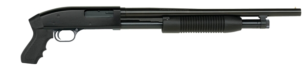 Picture of  Maverick Arms 31008 88 Cruiser 12 Gauge 5+1 18.50" Blued Barrel W/Cylinder Bore, Bead Sights, Dual Extractors, Anti-Jam Elevator, Synthetic Pistol Grip Stock W/Ribbed Forearm, Cross-Bolt Safety