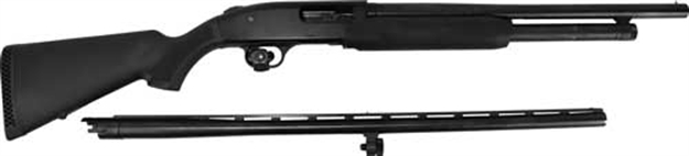 Picture of Mossberg MB 500 12Ga. 28"Vr 18.5" Cyl Bead Sight Black Syn.