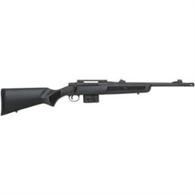 Picture of  Mossberg 27738 Mvp Patrol Full Size 308 Win/7.62 Nato 10+1 16.25" Blued Threaded Bull Barrel, Blued Stainless Steel Receiver W/Picatinny Rail, Black Fixed Synthetic Stock, Right Hand