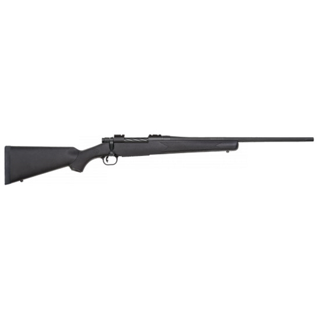 Picture of  Mossberg 27892 Patriot  Full Size 30-06 Springfield 5+1 22" Matte Blued Fluted Barrel, Drilled & Tapped Matte Blued Stainless Steel Receiver, Black Fixed Synthetic Stock, Right Hand 015813278928