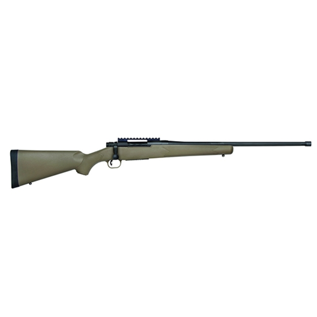 Picture of  Mossberg 27875 Patriot Predator 6.5 Creedmoor Caliber With 5+1 Capacity, 22" Threaded/Fluted Barrel, Matte Blued Metal Finish & Flat Dark Earth Synthetic Stock Right Hand (Full Size) 015813278751