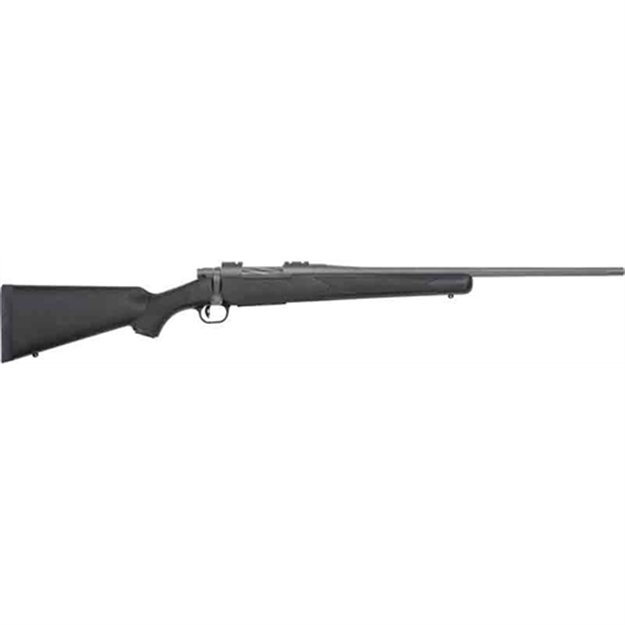 Picture of  Mossberg 28008 Patriot  6.5 Creedmoor 5+1 22" Fluted Barrel W/Recessed Match Crown,  Cerakote Stainless Steel, Spiral-Fluted Bolt, Synthetic Stock, Drop Box Magazine, Adjustable Lba Trigger