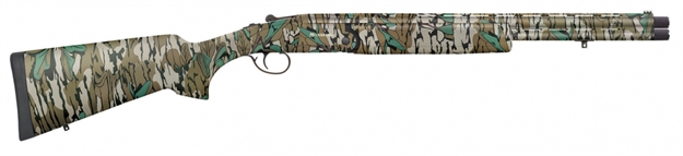 Picture of  Mossberg 75487 Silver Reserve Eventide Turkey Over/Under 28 Gauge 2.75" 2Rd 20", Mossy Oak Greenleaf, Synthetic Furniture, Fiber Optic Sight, Ext. Turkey Choke 884110754875