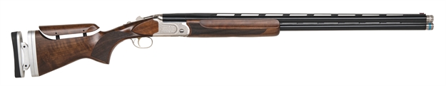 Picture of Mossberg 75473 Gold Reserve  Full Size 12 Gauge Break Open 3" 2Rd 30" Blue Polished Over/Under Vent Rib Barrel, Black Polished Engraved Stainless Steel Receiver, Fixed Black Walnut Stock, Right Hand 75474