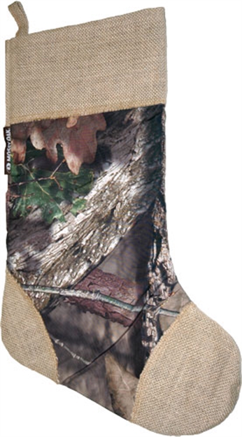 Picture of Mossy Oak Clothing Oak Christmas Stocking Mossy Oak Camo/Tan Trim<