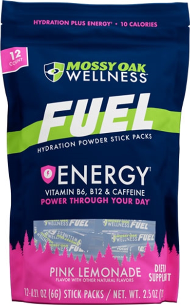 Picture of Mossy Oak Wellness Oak Wellness Fuel Energy Pink Lemonade Mix 12 Stck Pack