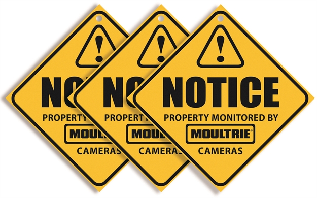 Picture of Moultrie Camera Surveillance Signs 3Pk