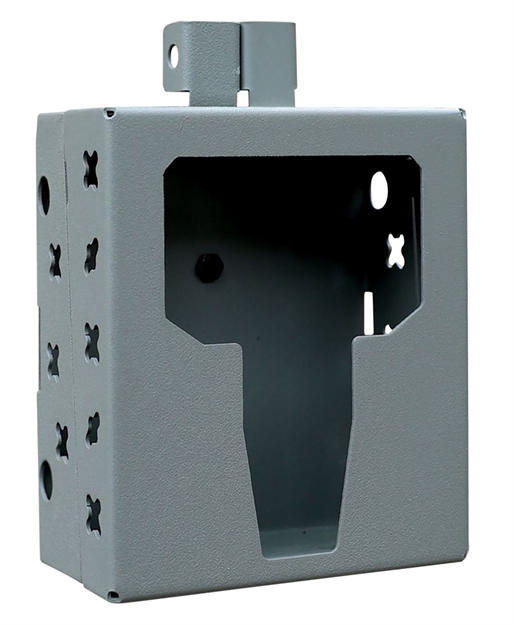 Picture of  Moultrie Mca-14058 Security Box  Compatible With 2021 Moultrie Cameras Gray Powder Coated Steel