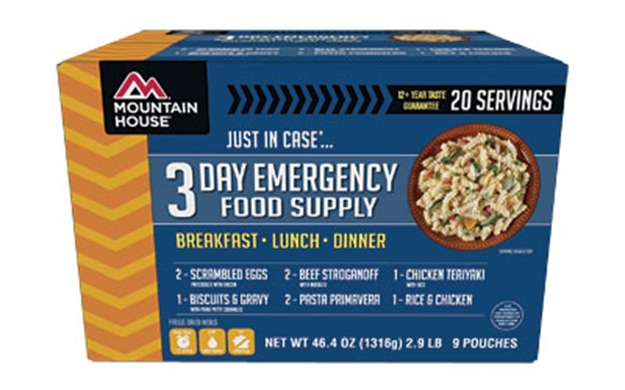 Picture of Mountain House Mnt HS Jic 3-Day Emrgncy Kit 20/Serv