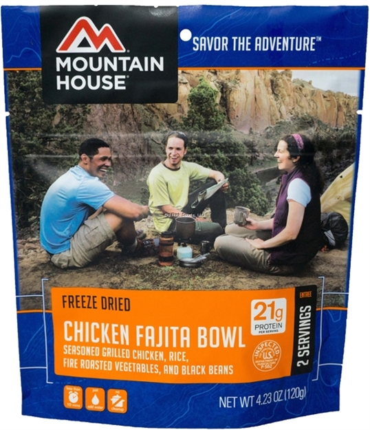 Picture of Mountain House Pouch Chicken Fajita Bowl