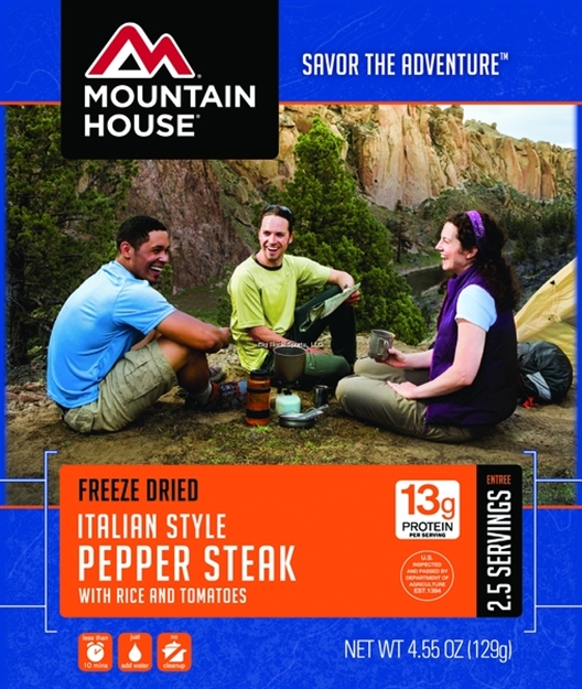 Picture of Mountain House Pouch Italian Style Pepper Steak