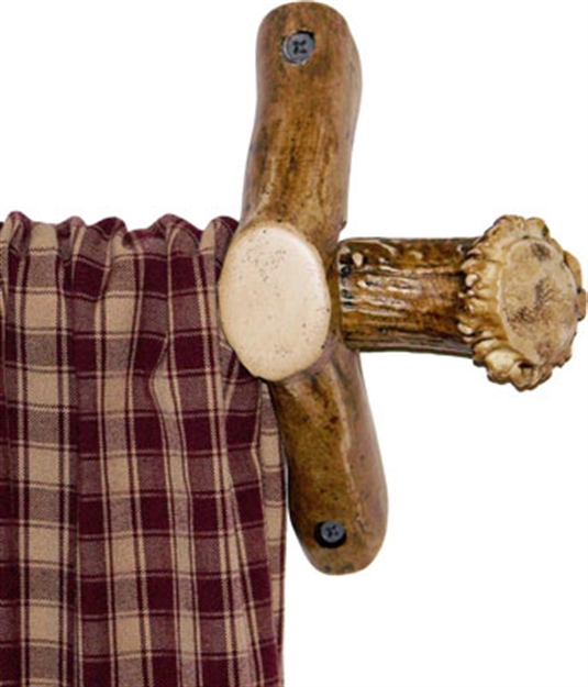 Picture of Mountain Mike's Mike's Antler Curtain Rod End Bases