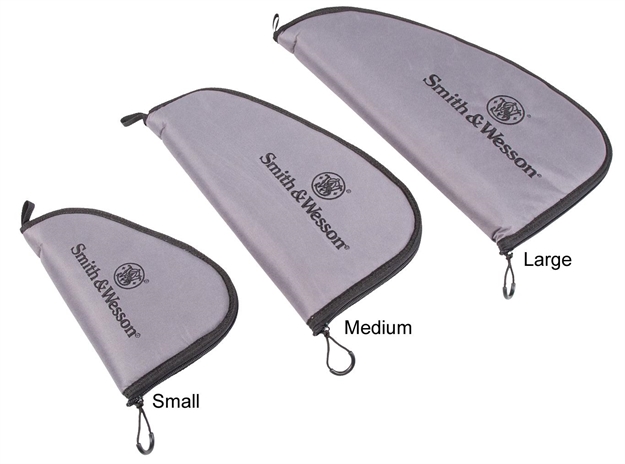 Picture of  M&P Accessories 110018 Defender Handgun Case Small Black/Gray Holds Handgun Nylon