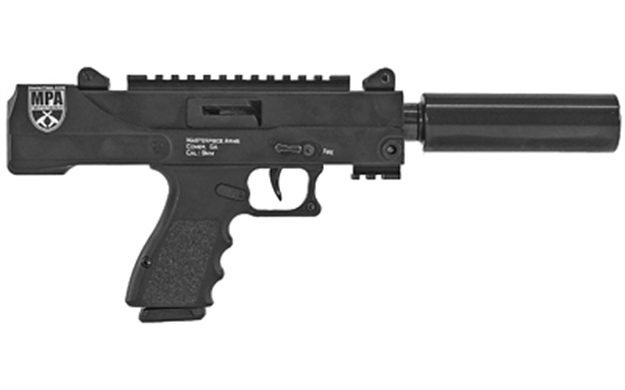 Picture of Mpa Pistol 9Mm 4.5" 17Rd TB Blk Blem