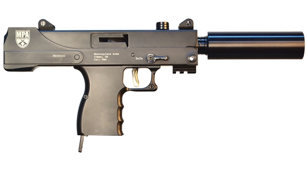 Picture of Masterpiece Arms 30T Defender Top Cocking TB 9Mm Luger 5.50" 30+1 Black Cerakote MPA30T 804879268574