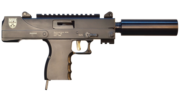 Picture of Masterpiece Arms 30Sst Defender 9Mm Side Cocking Scope Mount 9Mm Luger 6" 30+1 Black Parkerized MPA30SST