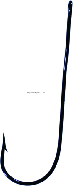 Picture of Mr. Crappie Cam-Action Hook, Size 6, Needle Point, Light Wire, Aberdeen, Straight Eye, Blue/Black, 20Per Big Count Bag