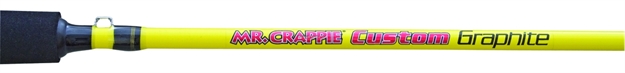 Picture of Mr. Crappie Custom Troller Graphite Spin Rod, 12', 2 Pc, Lt, 11 Guides + Tip