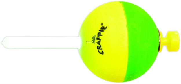Picture of Mr. Crappie Flo Glo Lighted Bobbers 1-1/4" Round Y/G 2Pk