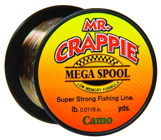 Picture of Mr. Crappie Monfilament Line Mega Spool 4Lb 2000Yd Camo