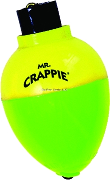 Picture of Mr. Crappie Rattlin Pear Floats 1" Yellow/Green 3Pk