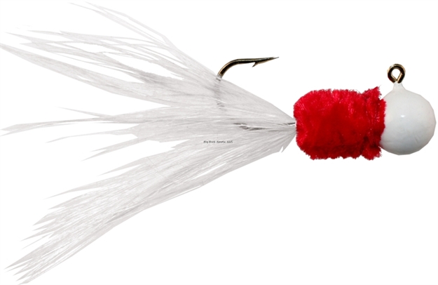 Picture of Mr. Crappie Slab Daddy Jig, 1/32 Oz, Candy Cane, 3/Pack