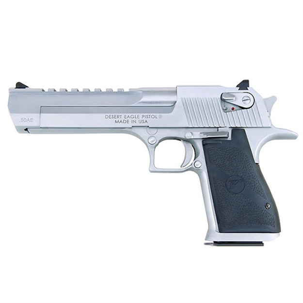 Picture of Magnum Research Desert Eagle Mark Xix Semi Auto Pistol 357 Mag, 6 In, Syn Grp, 9+1 Rnd, Brushed Chrome Frame DE357BC 761226024217