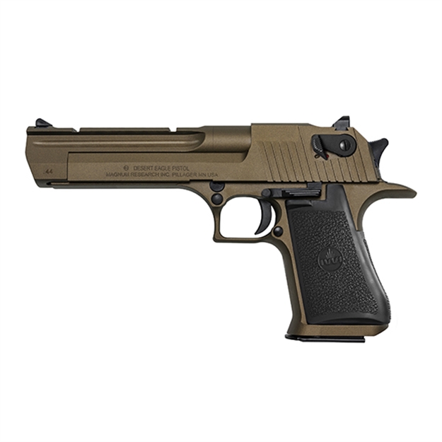 Picture of  Magnum Research De44cabb Desert Eagle Mark Xix *Ca Compliant 44 Rem Mag 6" 8+1 Burnt Bronze Cerakote Carbon Steel Frame & Slide Black Rubber Grip 761226087328