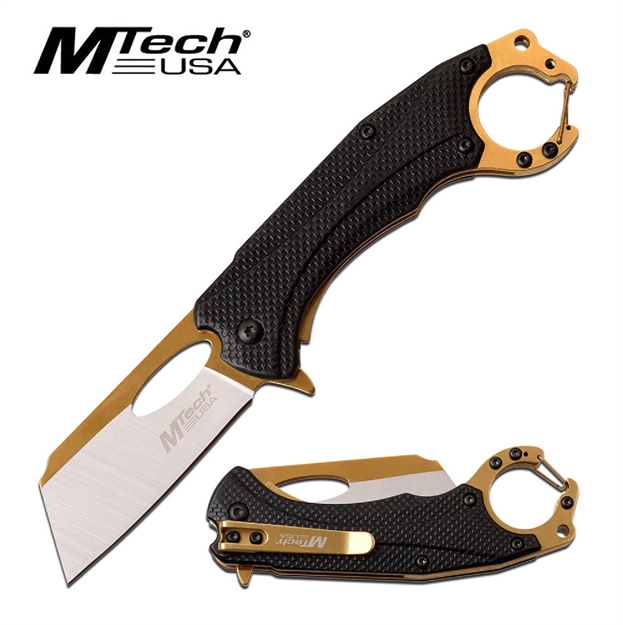 Picture of Mtech Assisted 2.5 IN Blade Black Aluminum Handle