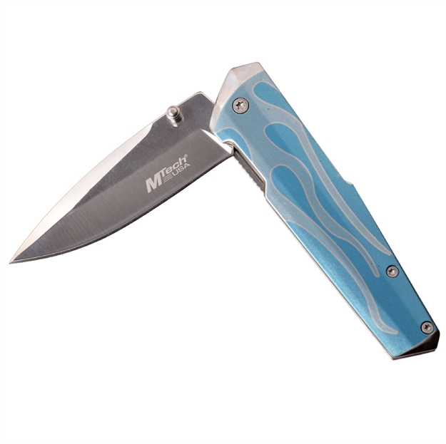 Picture of Mtech Assisted 3.1 IN Blade Printed Stainless Steel Handle