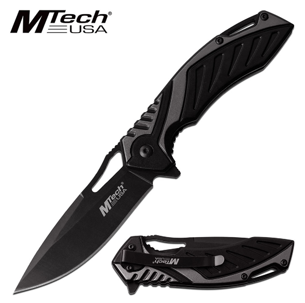 Picture of Mtech Assisted 3.6 IN Blade Two Tone Aluminum Handle