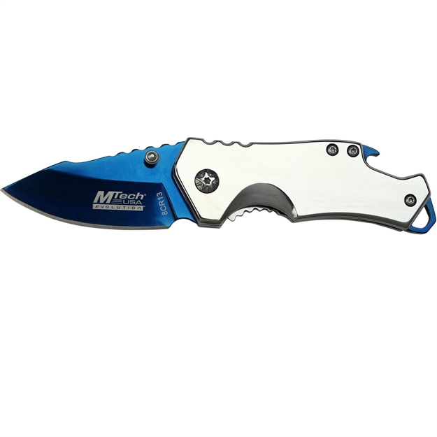Picture of Mtech Evolution Assisted Knife 2.75 IN Plain Mte-A005-Bls