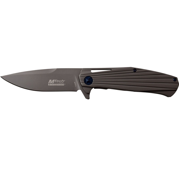 Picture of Mtech Evolution Folder 3.5 In. Plain Mte-Fdr005-Gy