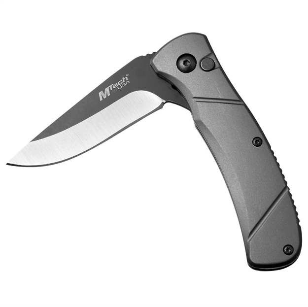 Picture of Mtech Folder 2.75 IN Blade Gray Anodized Aluminum Handle