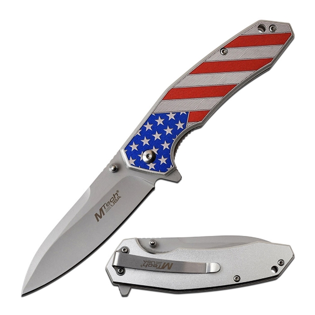 Picture of Mtech Usa Spring Assisted Knife 3.5In Blade 8In Overall