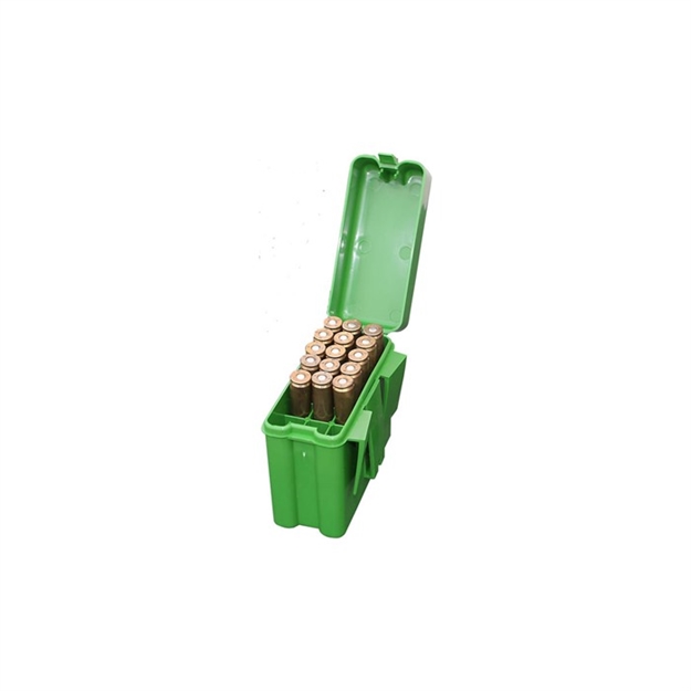 Picture of Mtm Case-Gard Ammo Box 20 Round Belt Style 30-30 308 22-250 243 Win, Forest Green RM-20-10 026057212104