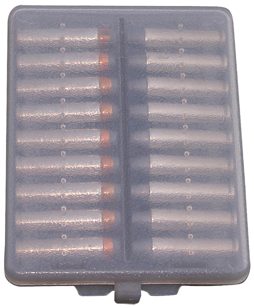 Picture of Mtm Case-Gard W183841 Ammo-Wallet  Handgun Multi-Caliber 18Rd Clear Smoke Polymer W18-38-41