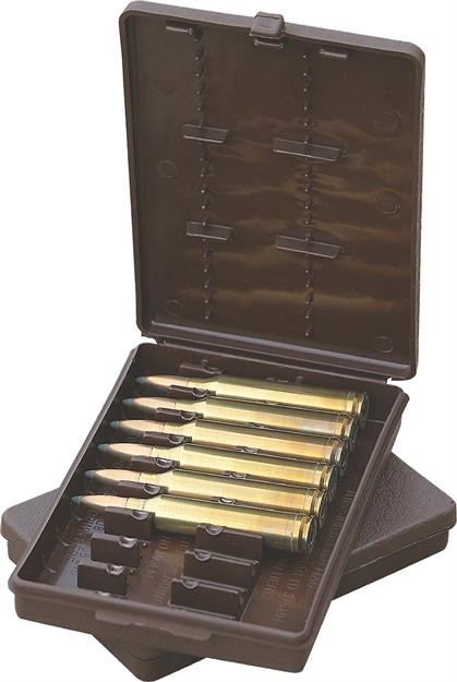 Picture of Mtm Case-Gard W9lm70 Ammo Wallet  Rifle Multi-Caliber 9Rd Brown Polymer W-9-LM-70 026057200248