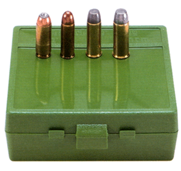 Picture of Mtm Ammo Box 50Ae/50Sw Mag 64-Rounds Flip Top Style Green P64-50-10 026057100104
