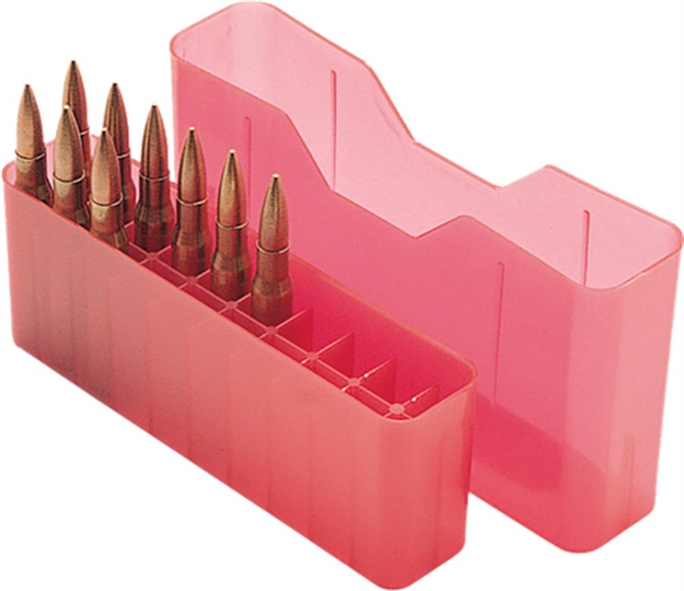 Picture of Mtm Ammo Box Medium Rifle 20-Rounds Slip Top Style Clred J20-MLD-29 026057234298