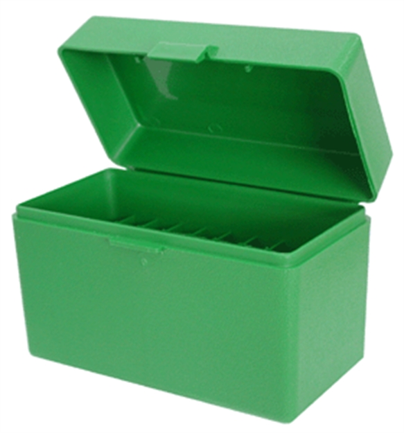 Picture of Mtm Case-Gard Rm5010 Ammo Box Flip-Top 308Win/220Swift/243Win Green Polypropylene 50Rd RM-50-10