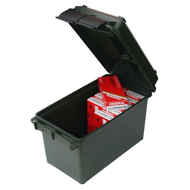 Picture of Mtm 50 Caliber Ammo Can, Polypropylene, 7.4"L X 13.5"W X 8.5"H, Black AC50C-40