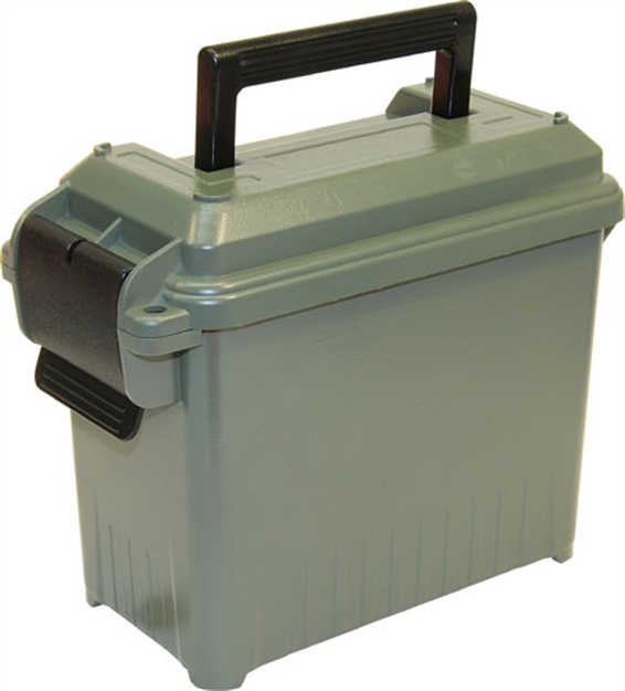 Picture of  Mtm Case-Gard Ac1511 Ammo Can Mini Multi-Caliber Forest Green Polypropylene 026057363011