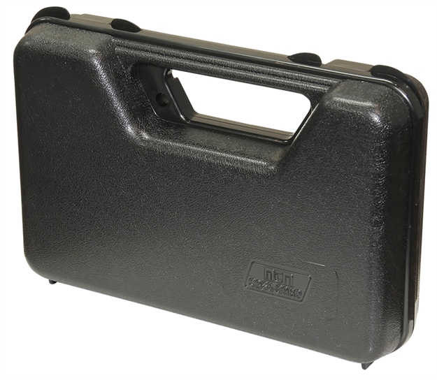 Picture of  Mtm Case-Gard 803R Single Handgun Case  Made OF Polypropylene W/ Black Finish Foam Padding Hinge & Latches 9" X 5.60" X 2" Interior Dimensions 026057300405