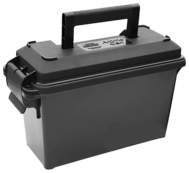 Picture of Mtm Case-Gard Ac30t40 Ammo Can Tall 30Cal Black Polypropylene AC30T-40