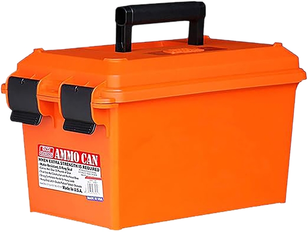 Picture of  Mtm Case-Gard Ac35 Ammo Can  Orange Polypropylene